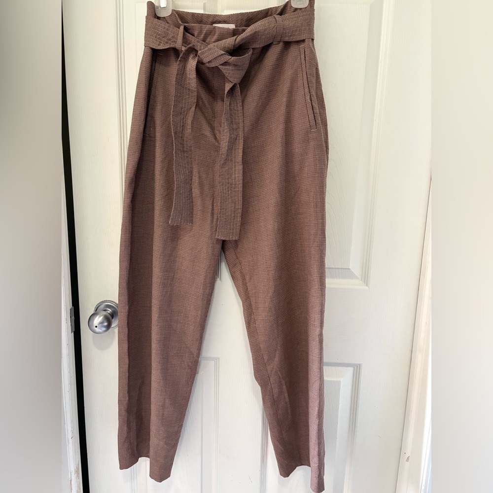 Aritzia Wilfred Tie-front pants